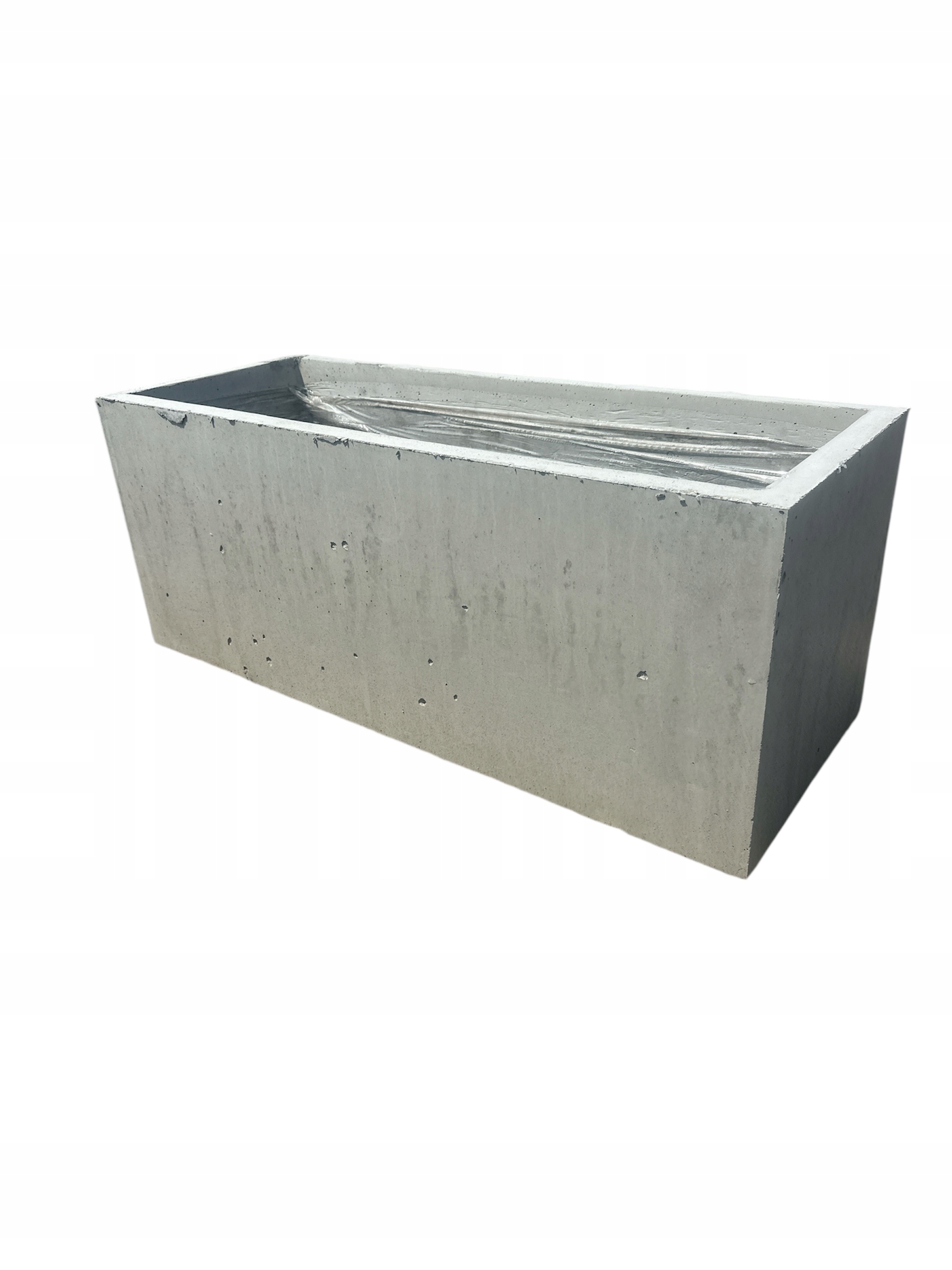 Betónový kvetináč 100 × 40 × 40 architektonický betónový kvetináč